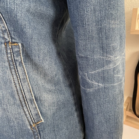 Earl Jean Denim‎ Women's Jacket Size Large Fits Like A Med - Picture 5 of 14